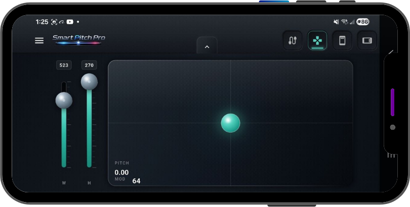 PitchBend screenshot 2